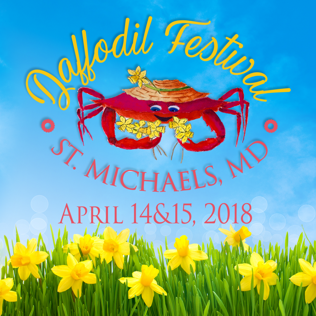 Town of St. Michaels Daffodil Festival Art with Date